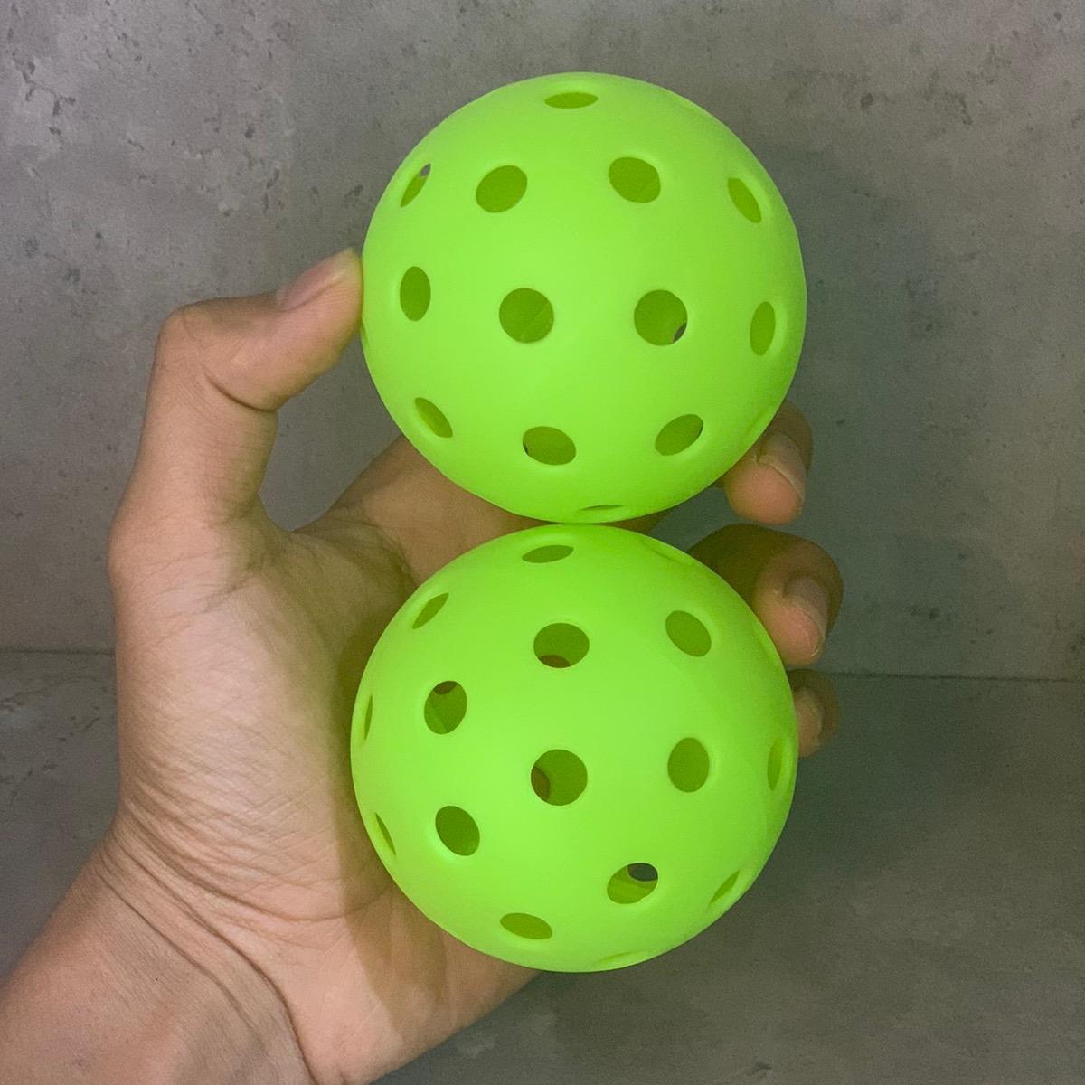 Bóng Pickleball Tập Luyện Siêu Bền, Nguyên Khối, Chống Va Đập, Nứt Vỡ Chất Lượng