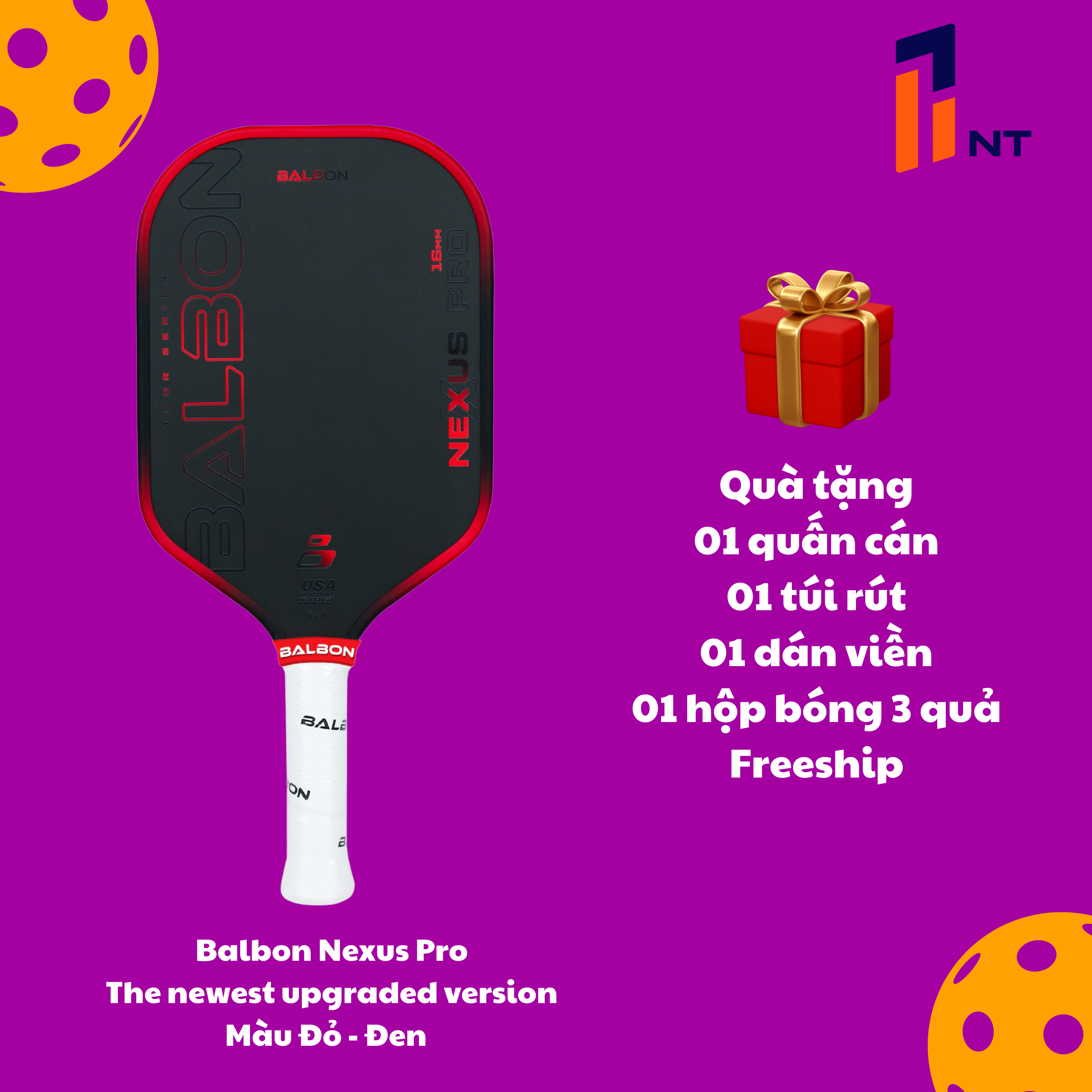 Vợt Pickleball Balbon Nexus Pro Phiên Bản Mới Nhất