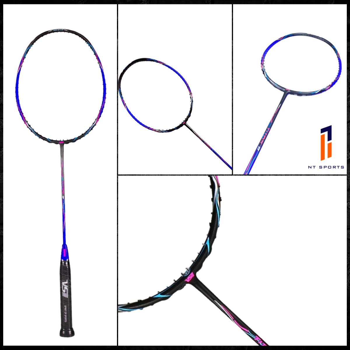 Vợt cầu lông VS TITAN 8 Chính hãng | Cán Vợt Sport Carbon