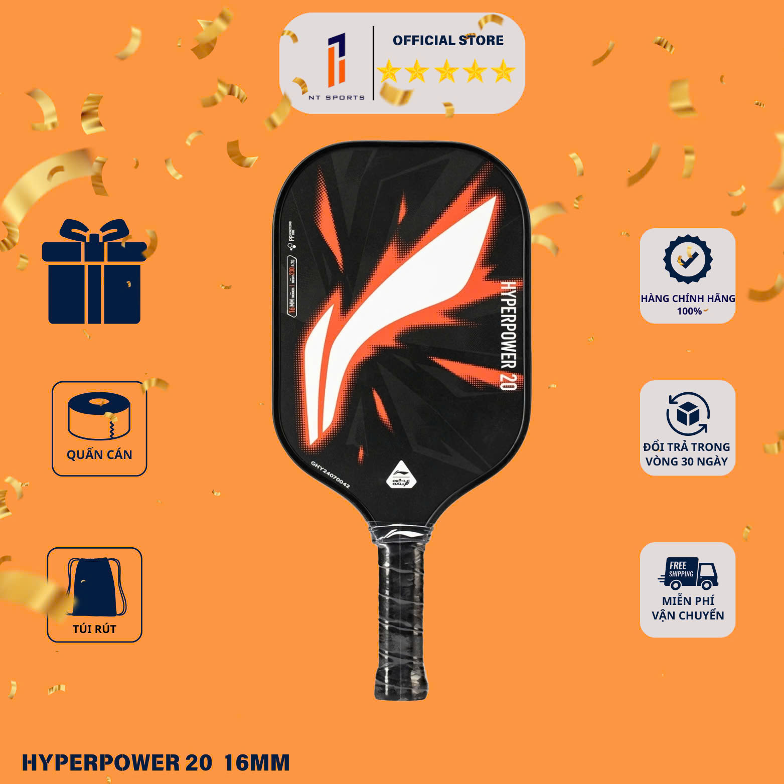 Vợt Pickleball LN Hyperpower 20