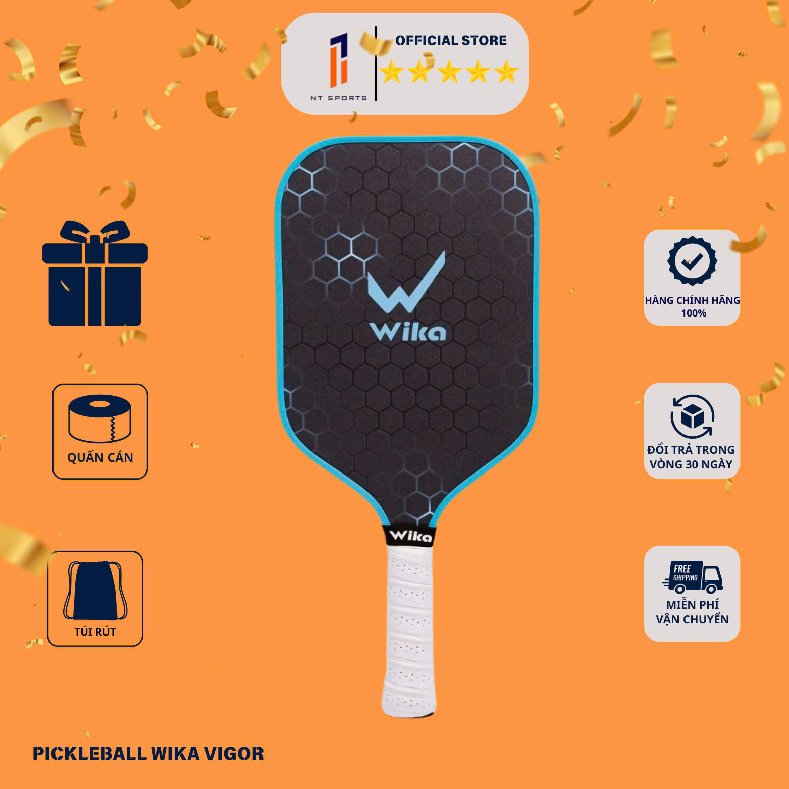 Vợt Pickleball Wika Vigor