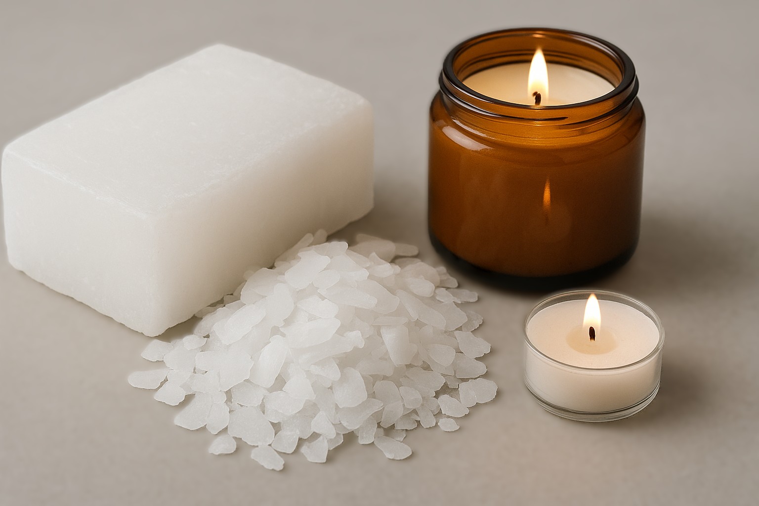 sáp paraffin làm nến