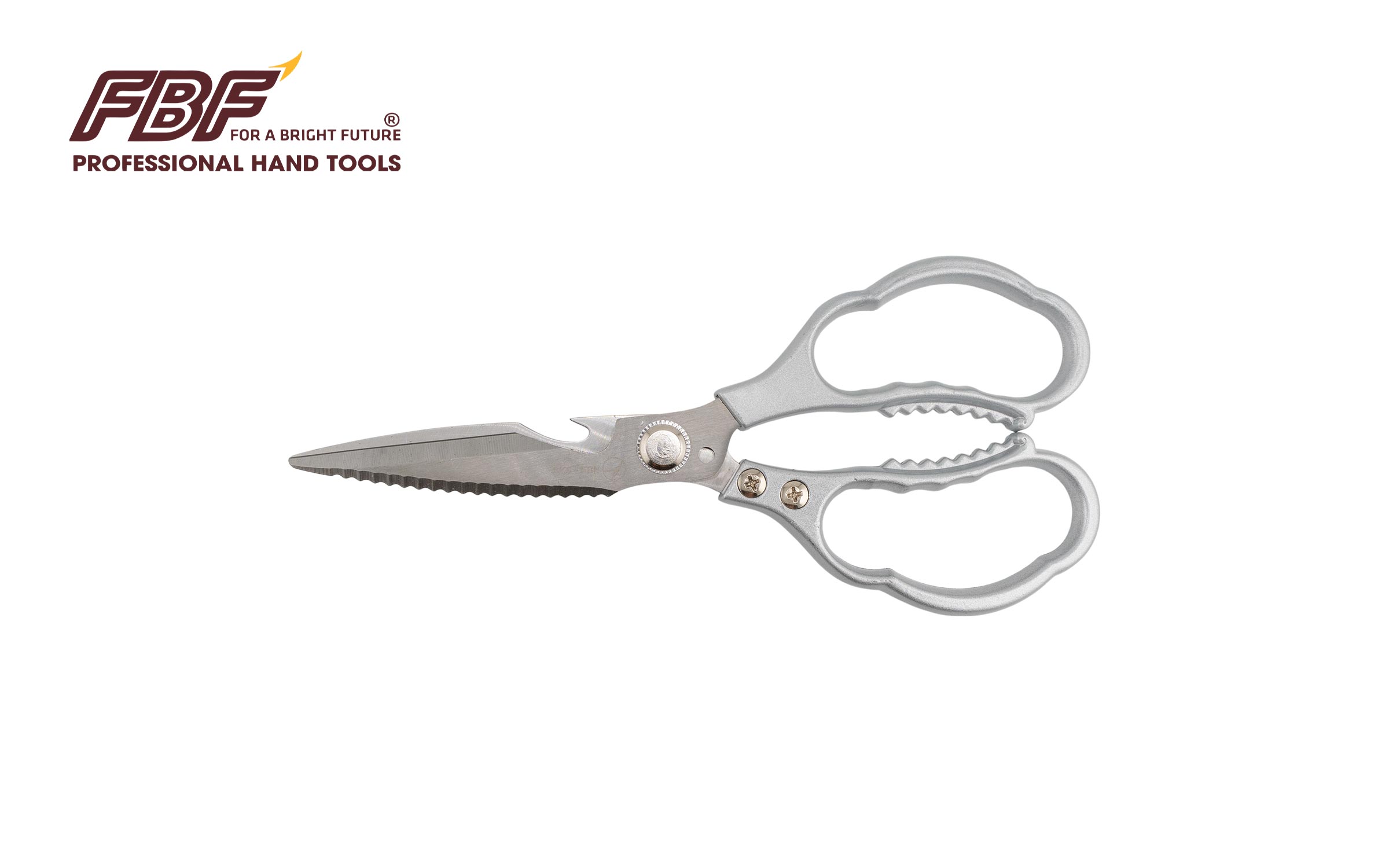 Kéo đa năng SK5 D.V cán nhôm hình hoa 9" kiểu Nhật (Tay cầm bạc)