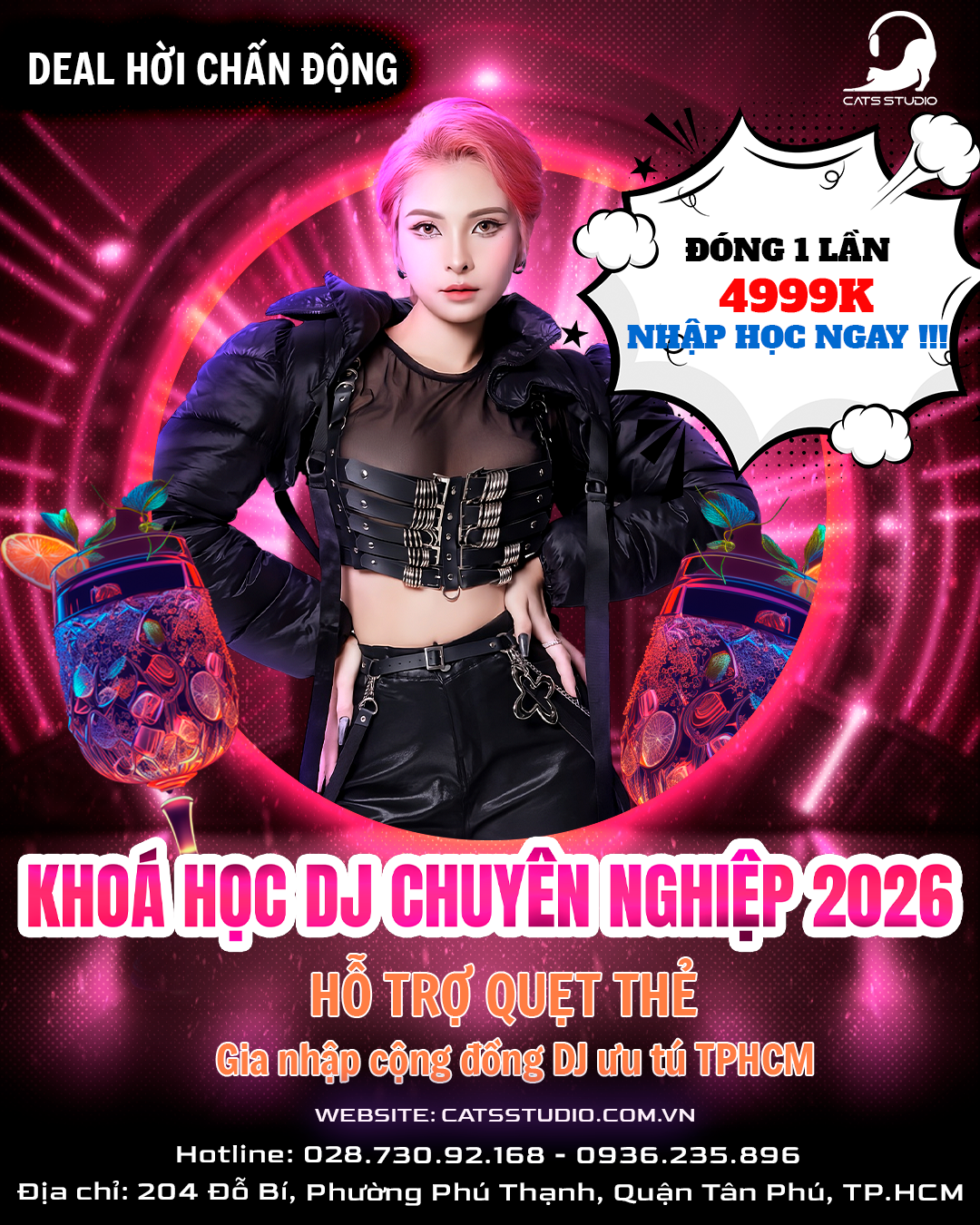 KHOÁ HỌC DJ CHUYÊN NGHIỆP DEAL CHẤN ĐỘNG
