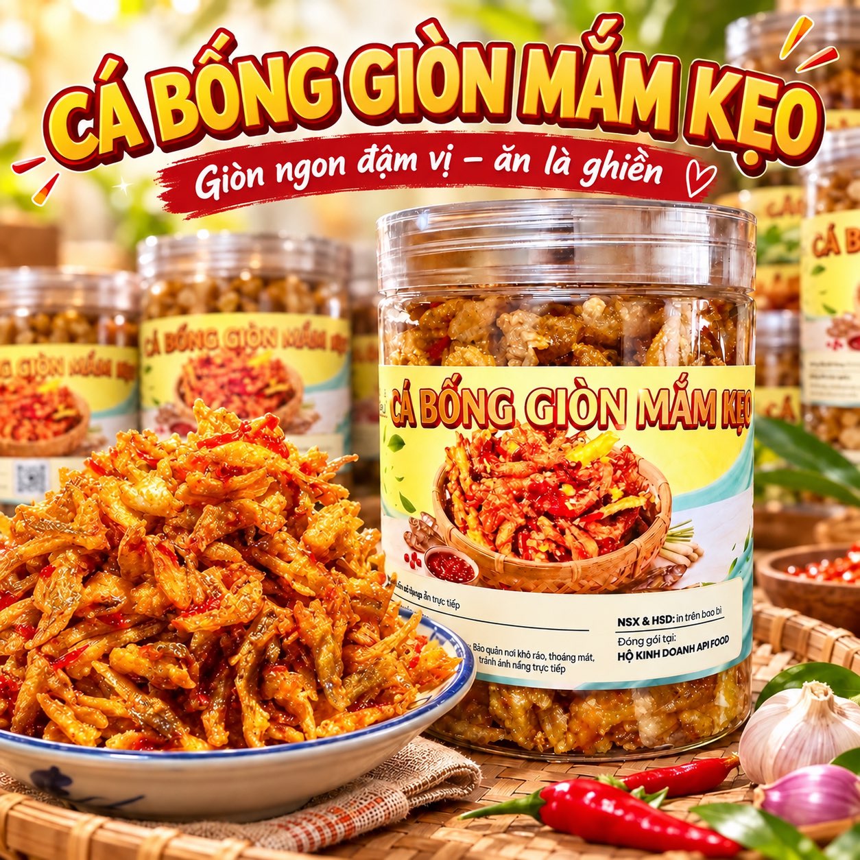 Cá Bống Mắm Kẹo 300gr