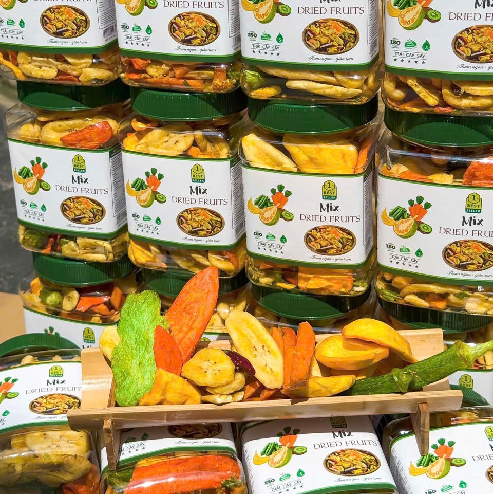 Rau Củ Sấy Nguyên Giòn Ngọt Tự Nhiên 300gr