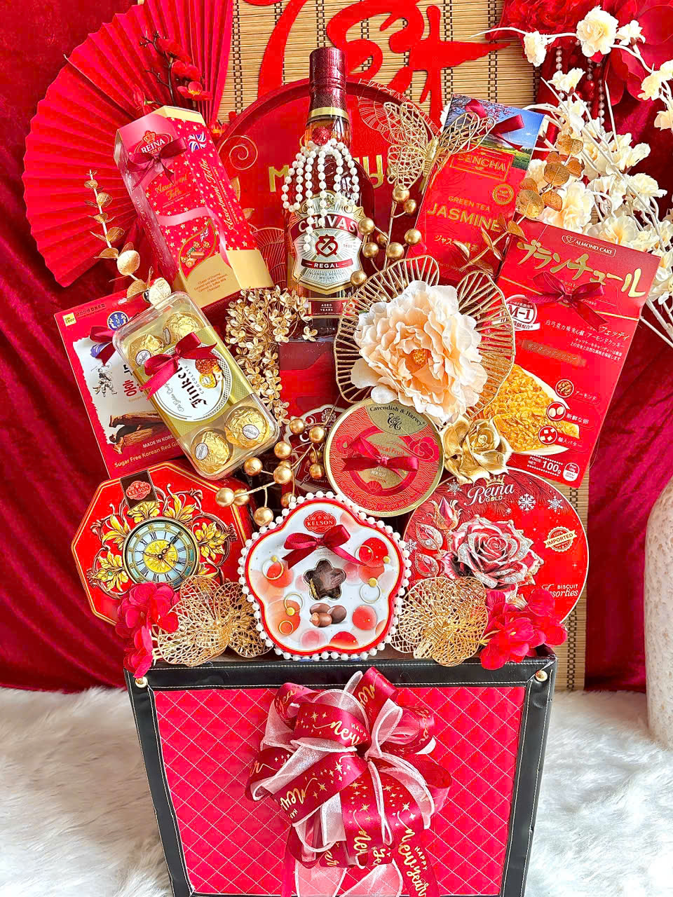 SET QUÀ TẾT KO.08 – XUÂN PHÚ QUÝ (VIP) TÀI LỘC - THỊNH VƯỢNG - SANG TRỌNG (Hàng Đặt Trước 3-5 Ngày)