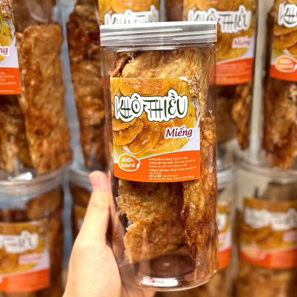 Khô Cá Thiều Miếng Tẩm Gia Vị Ăn Liền 250g Thơm Ngon, Khó Cưỡng  - Thực Phẩm Khô