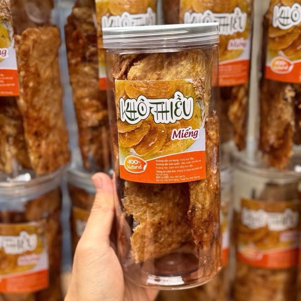 Khô Cá Thiều Miếng Tẩm Gia Vị Ăn Liền 250g Thơm Ngon, Khó Cưỡng  - Thực Phẩm Khô