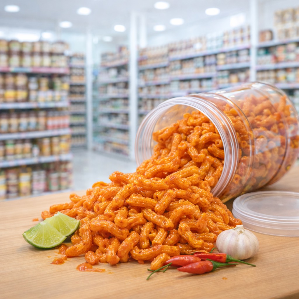 Nui Rim Mắm Kẹo Giòn Tan Siêu Ngon 500gr