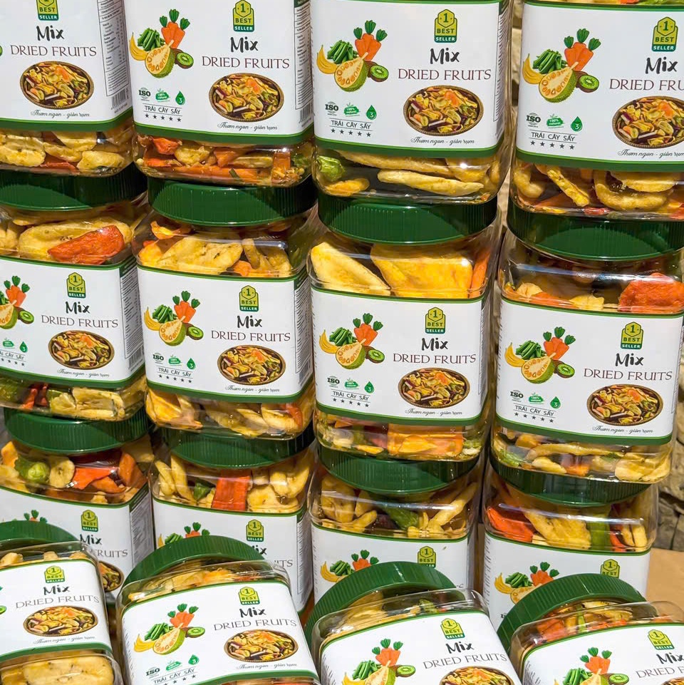 Rau Củ Sấy Nguyên Giòn Ngọt Tự Nhiên 300gr