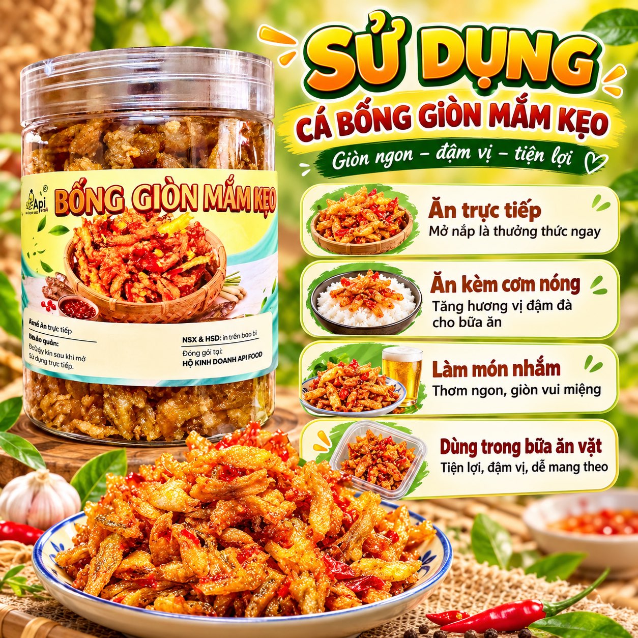 Cá Bống Mắm Kẹo 300gr