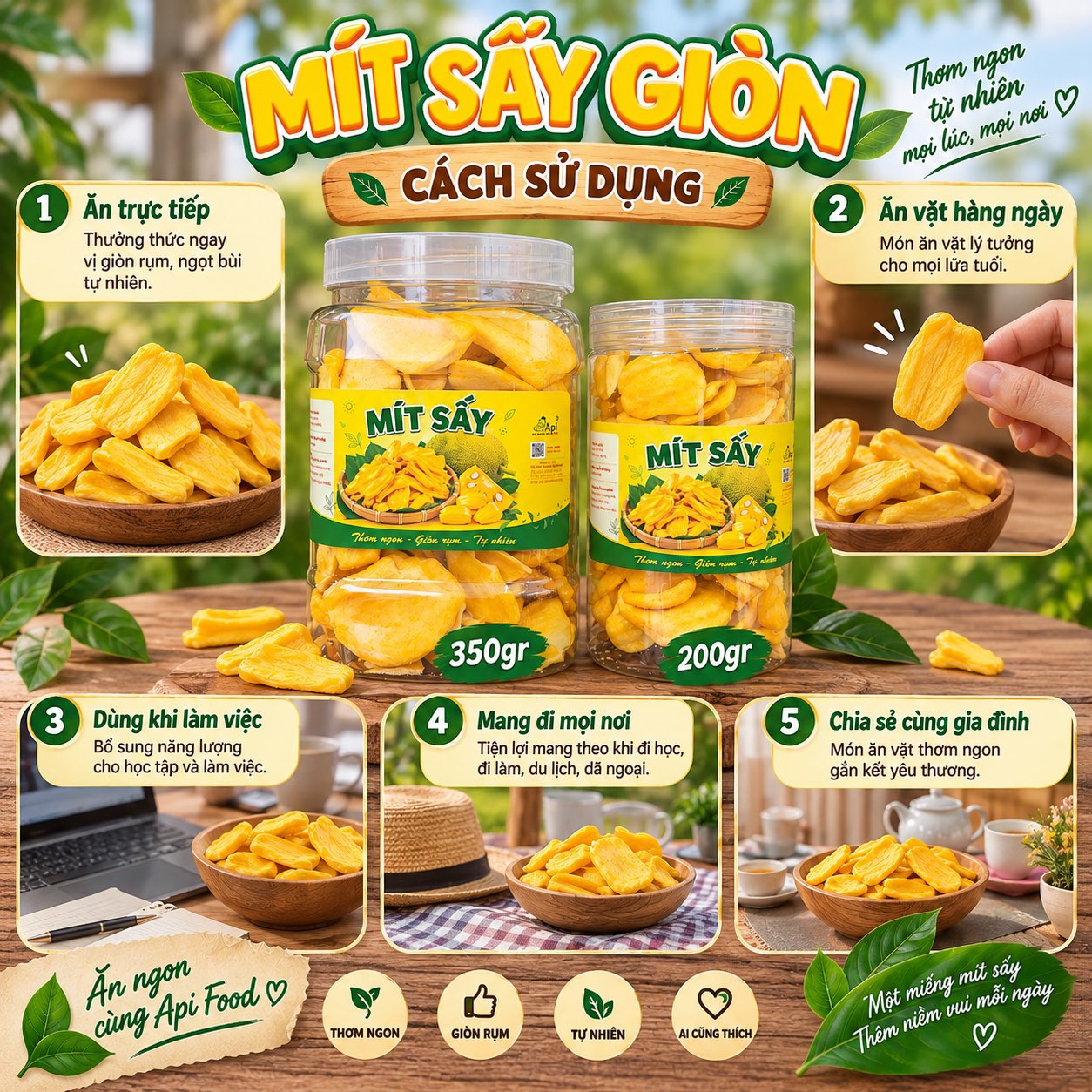 Mít Sấy Giòn Rùm Rụm, Thơm Ngon, Ăn Là Mê