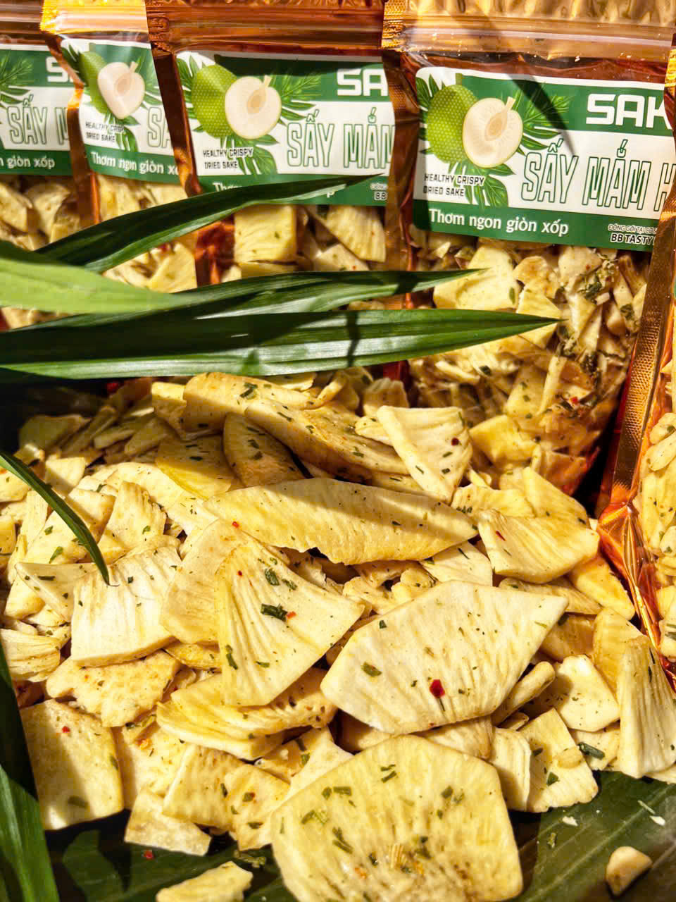 Sake Sấy Mắm Hành Giòn Tan, Món Ăn Vặt Ngon Ngất Ngây 250gr