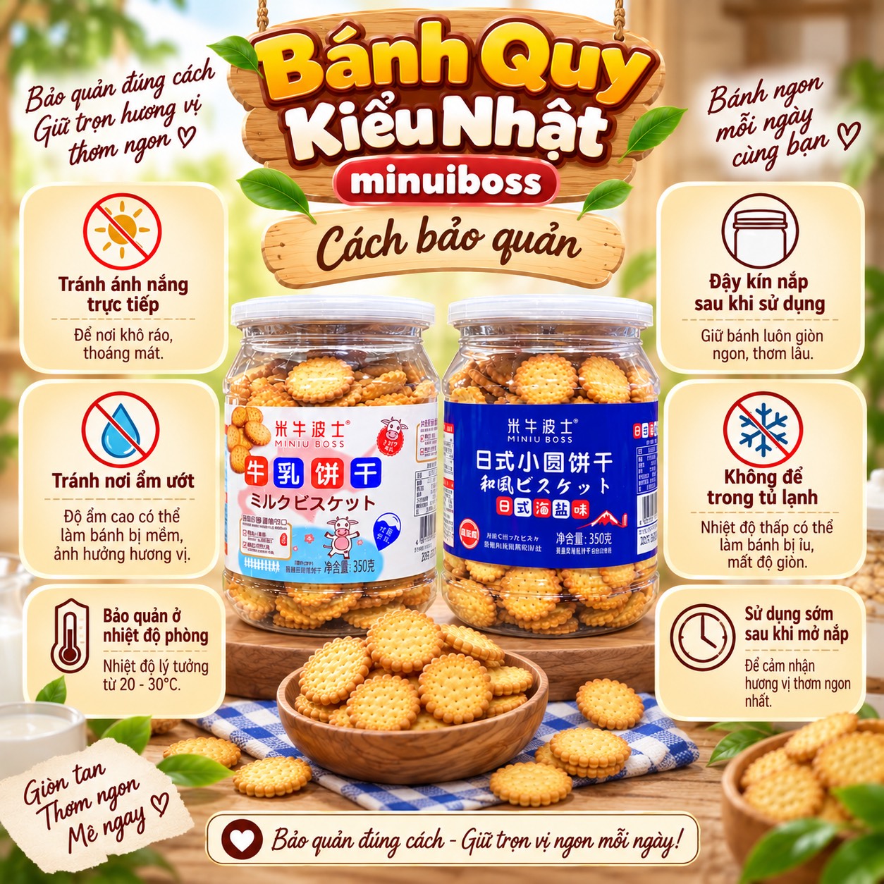 Bánh Quy Mini Kiểu Nhật Miniboss