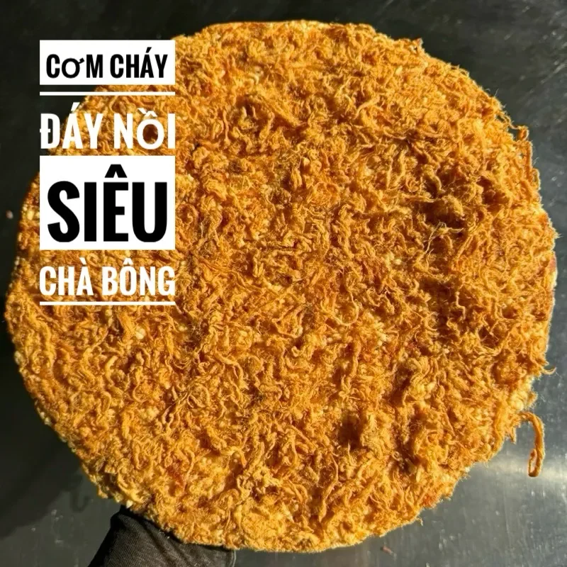 Cơm Cháy Đấy Nồi Chà Bông Thơm Ngon Giòn Rụm Api Food -  Snack, Ăn Vặt, Thức Ăn, Food