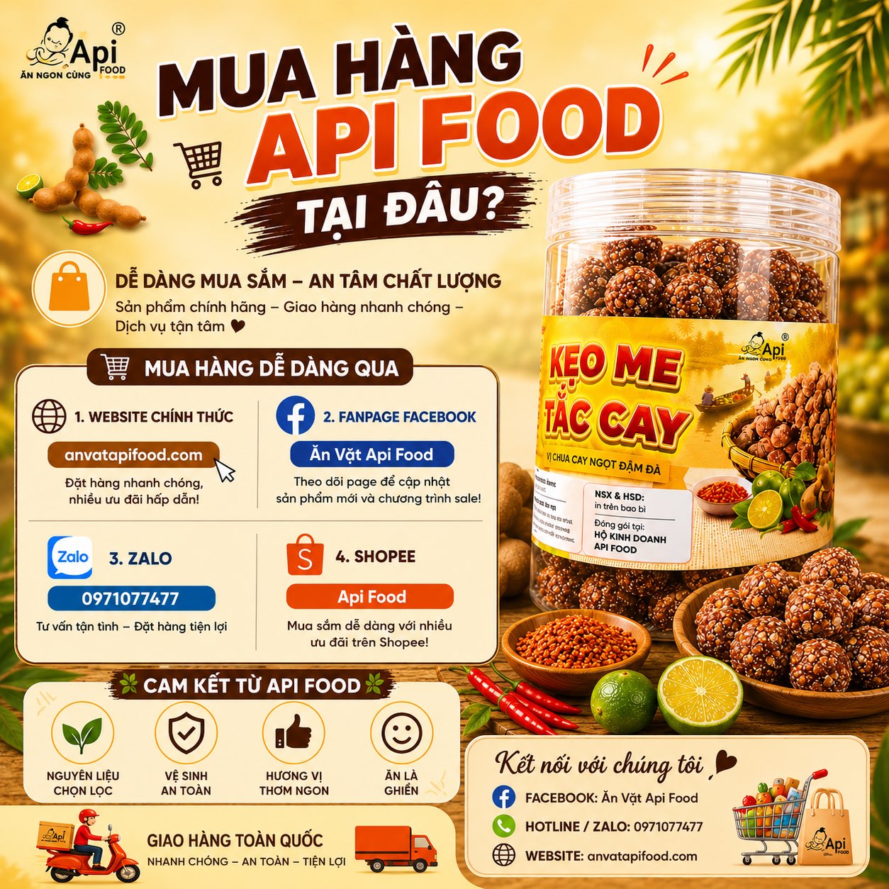Kẹo Me Tắc Chua Cay Mặn Ngọt 500gr
