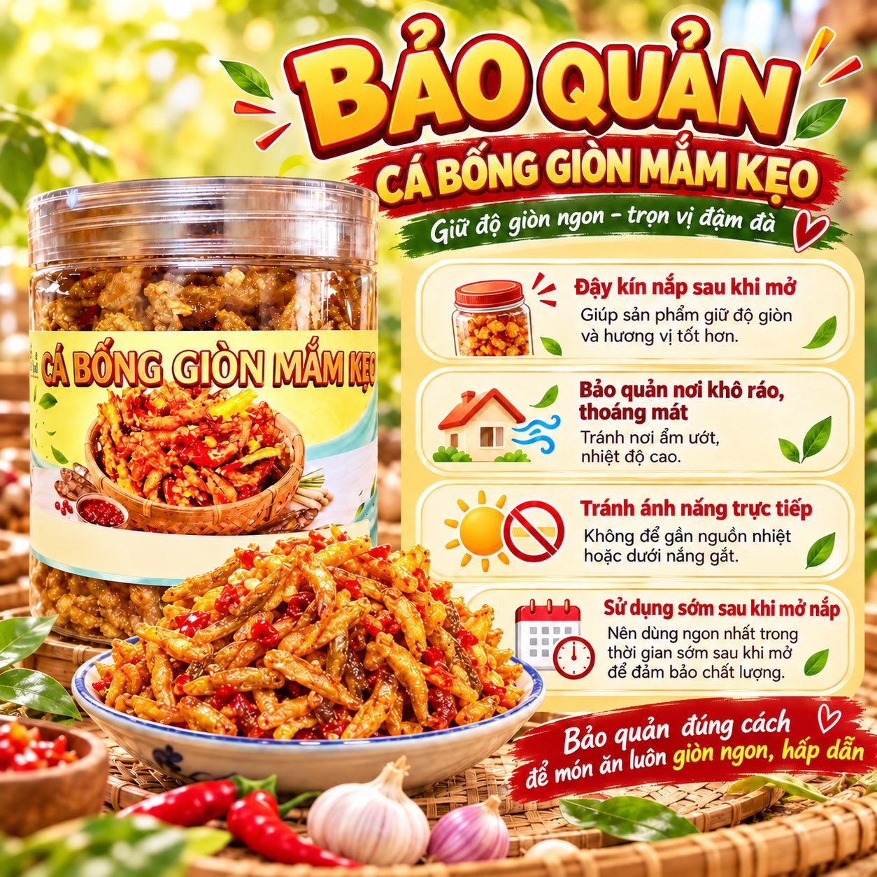 Cá Bống Mắm Kẹo 300gr