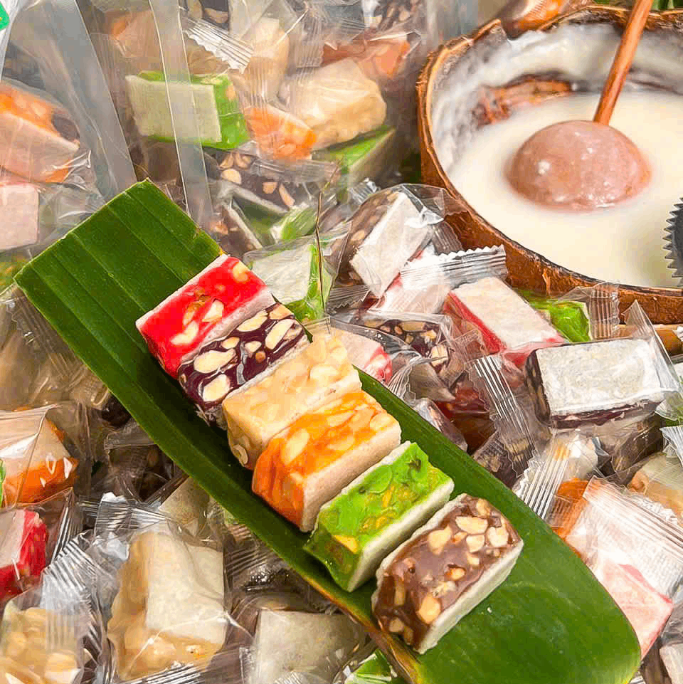 Kẹo Dừa Bánh Phồng Giòn Mix Vị - Ngon Giòn Tan, Ngập Tràn Hương Vị