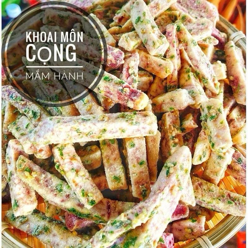 Khoai Môn Sấy Giòn Tẩm Gia Vị Mắm Hành Bùi Béo Thơm gon Mê Ly Api Food - Snack, Ăn Vặt, Thức Ăn, Food