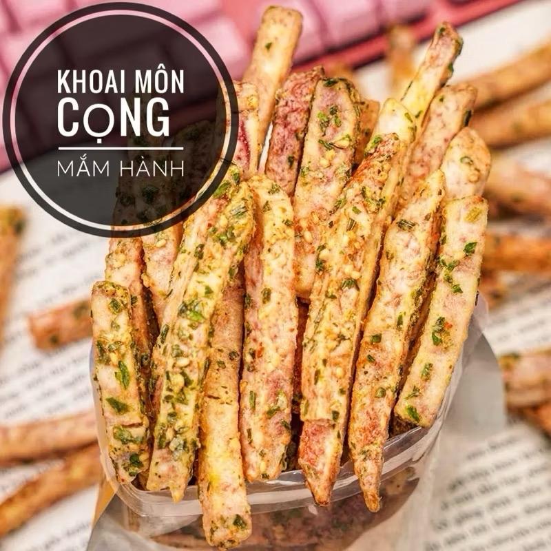 Khoai Môn Sấy Giòn Tẩm Gia Vị Mắm Hành Bùi Béo Thơm gon Mê Ly Api Food - Snack, Ăn Vặt, Thức Ăn, Food