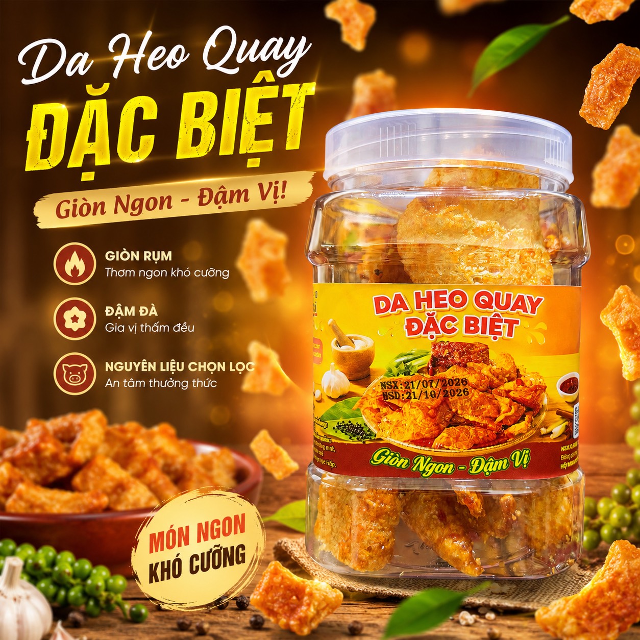 Da Heo Quay Đặc Biệt Siêu Ngon
