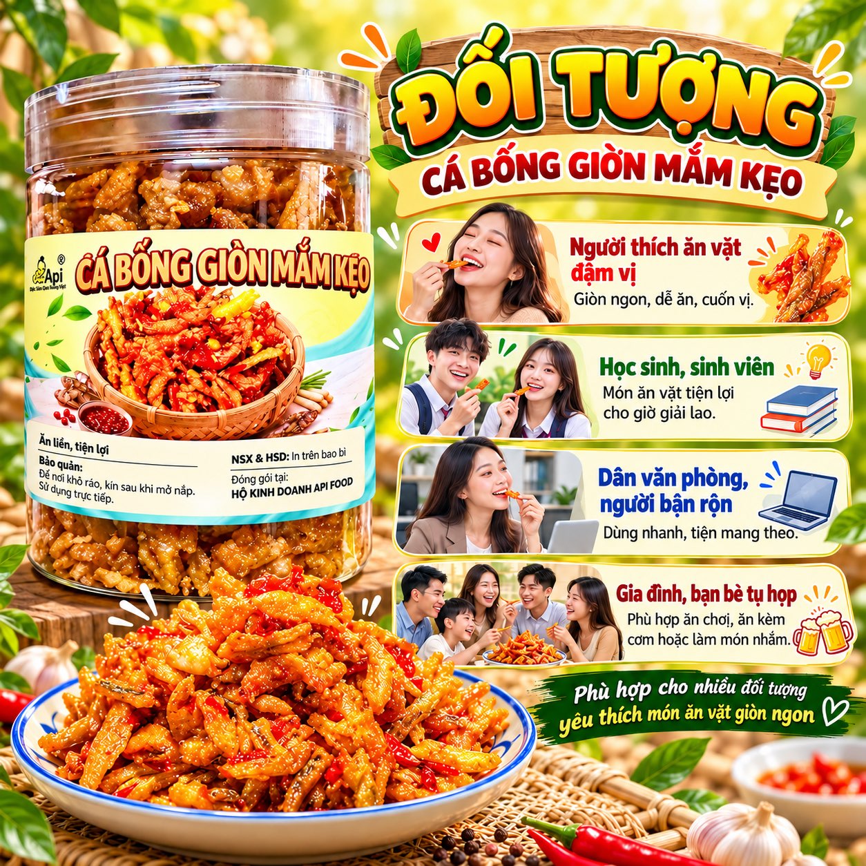 Cá Bống Mắm Kẹo 300gr
