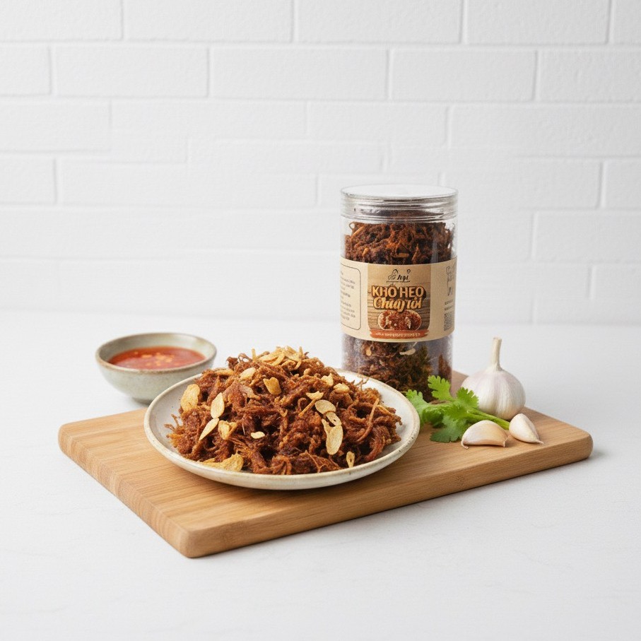 Khô Heo Cháy Tỏi – Đậm Đà, Thơm Ngon Khó Cưỡng