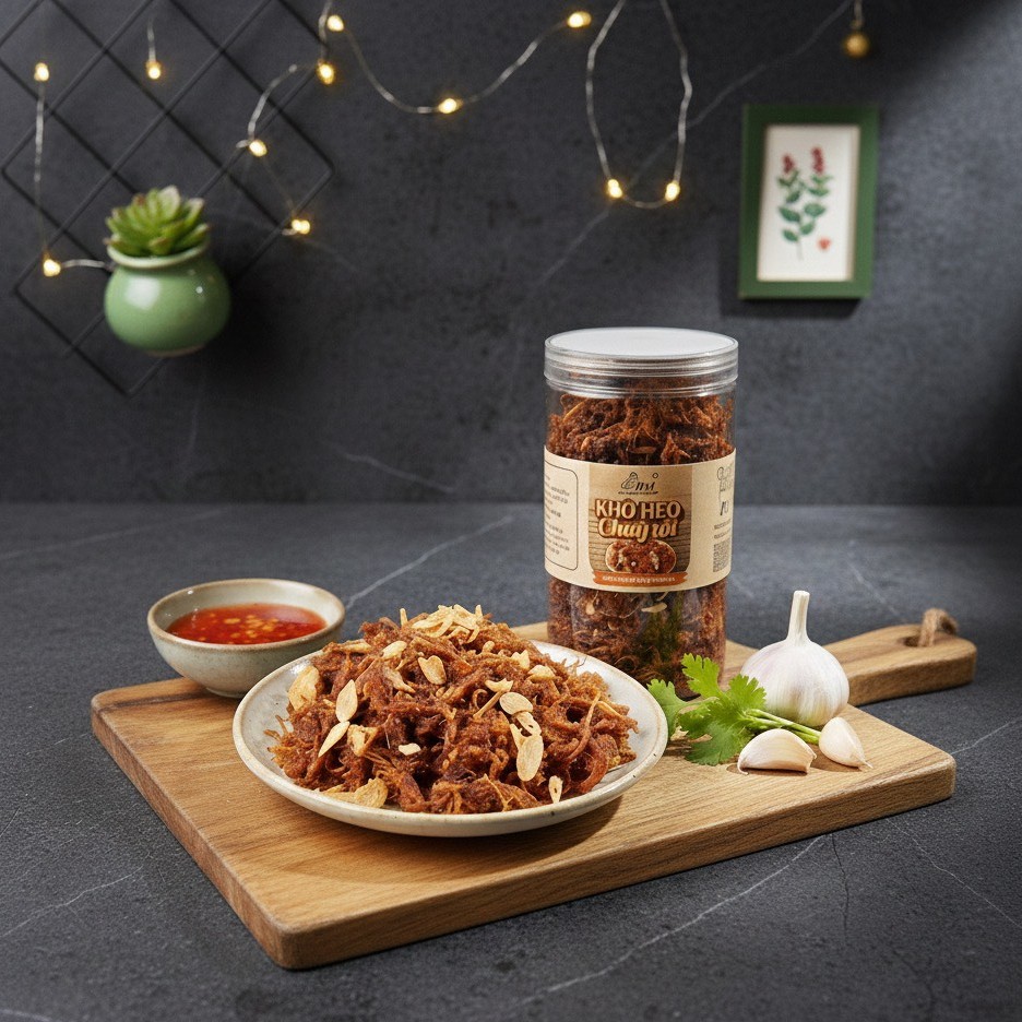 Khô Heo Cháy Tỏi – Đậm Đà, Thơm Ngon Khó Cưỡng