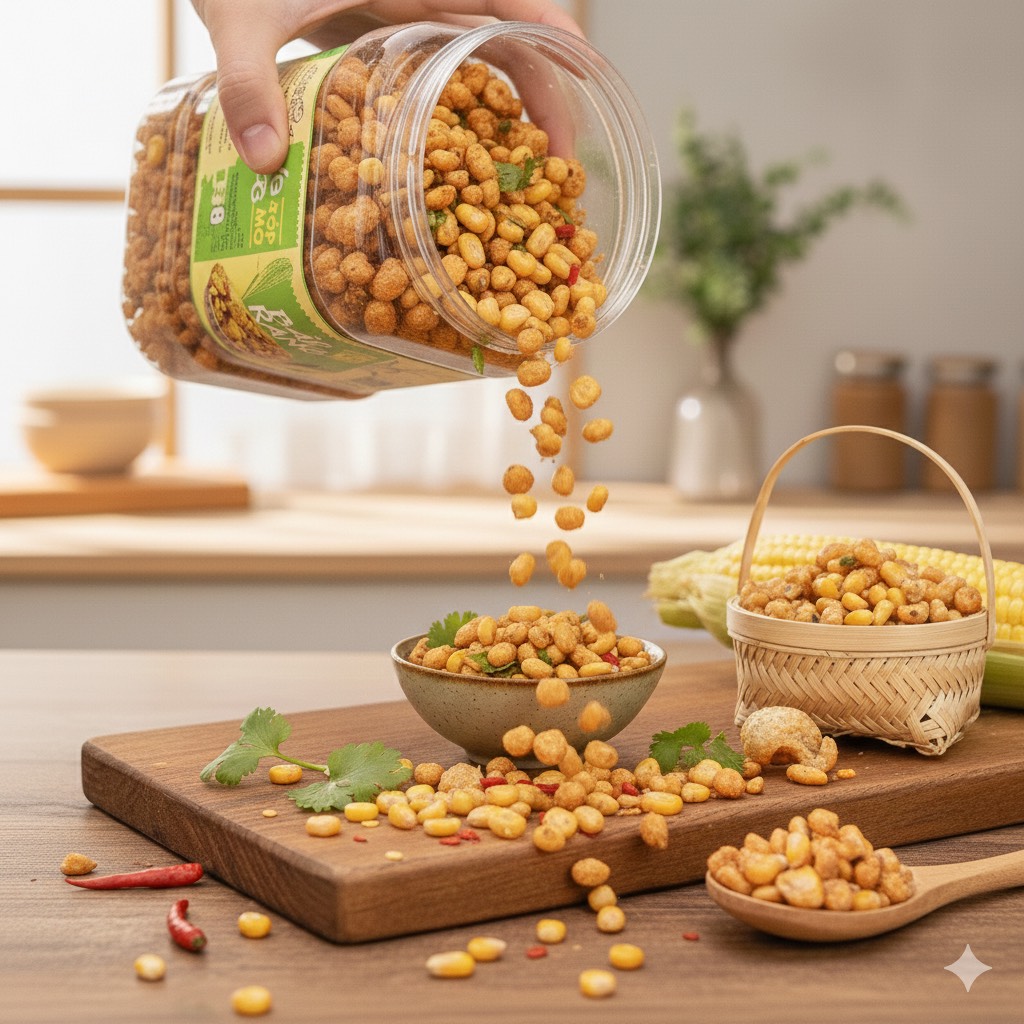 Bắp Rang Tóp Mỡ 250gr Giòn Rùm Rụm Nhâm Nhi Siêu Ngon