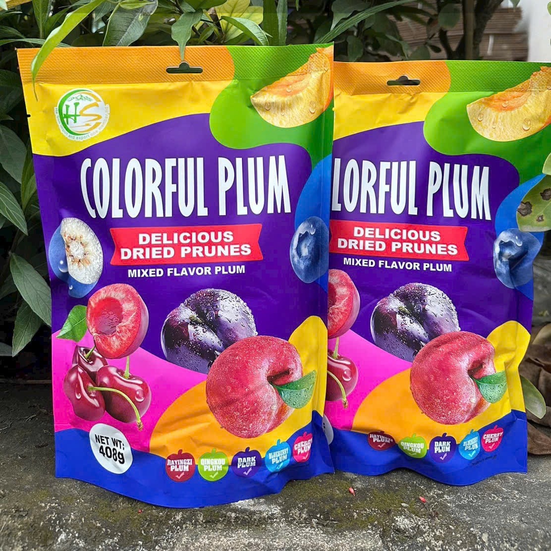 Omai Mứt Trái Cây Sấy Dẻo Mix Vị Colorful Plum 408gr