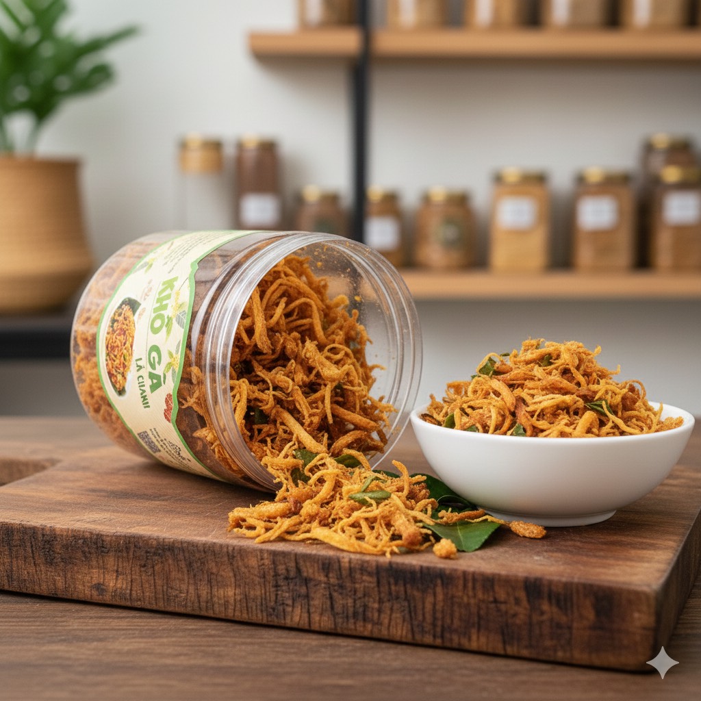 Khô Gà Lá Chanh Thơm Ngon - Đậm Vị Truyền Thống, Thơm Ngon Khó Cưỡng