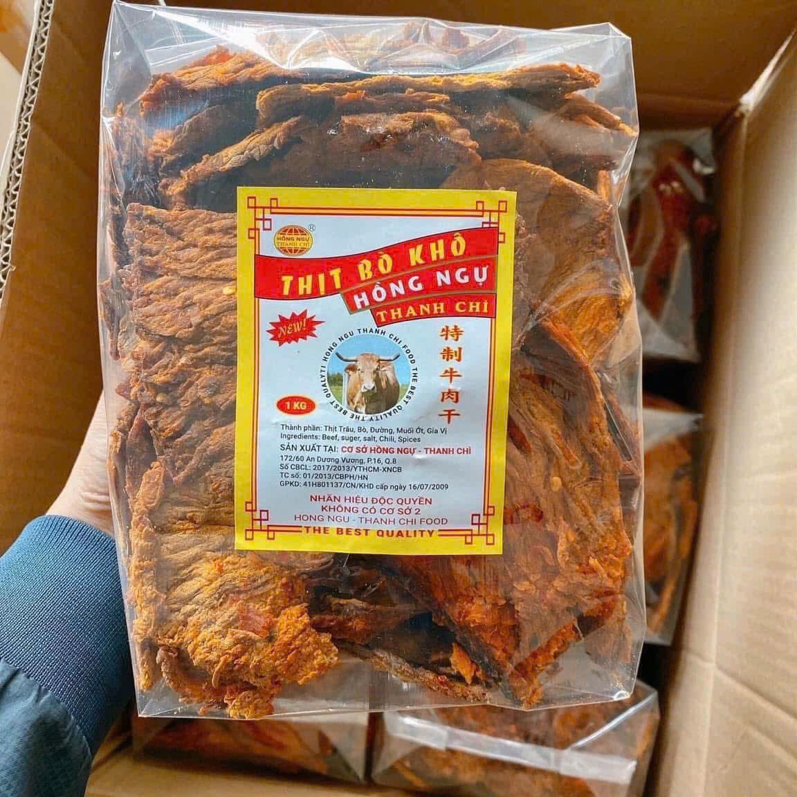 Khô Bò Vụn Giòn Hồng Ngự Thanh Chì Thơm Ngon Chính Hãng