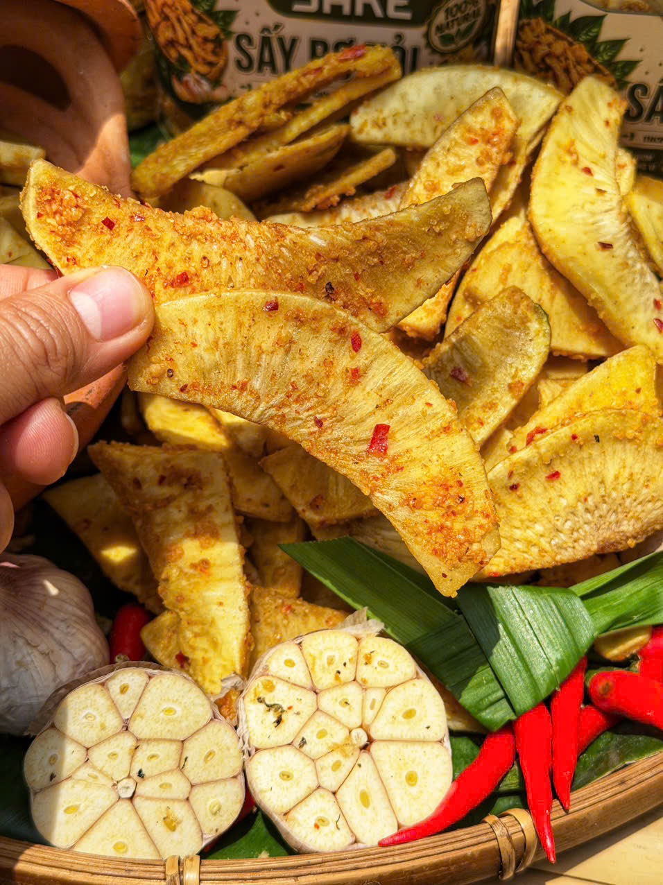 Sake Sấy Bơ Tỏi - Giòn Rùm Thơm Ngon, Ăn Là Mê 400gr