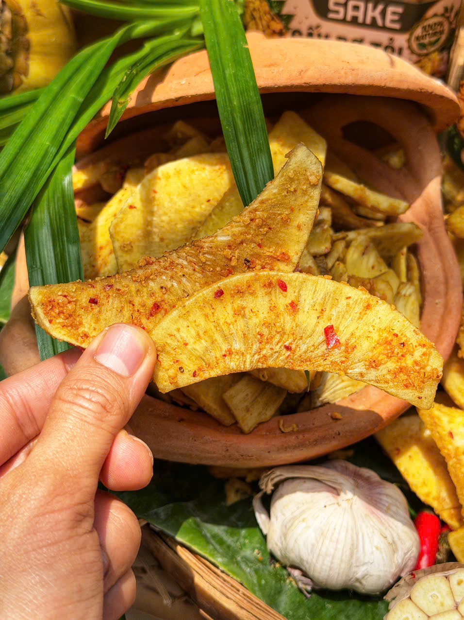 Sake Sấy Bơ Tỏi - Giòn Rùm Thơm Ngon, Ăn Là Mê 400gr