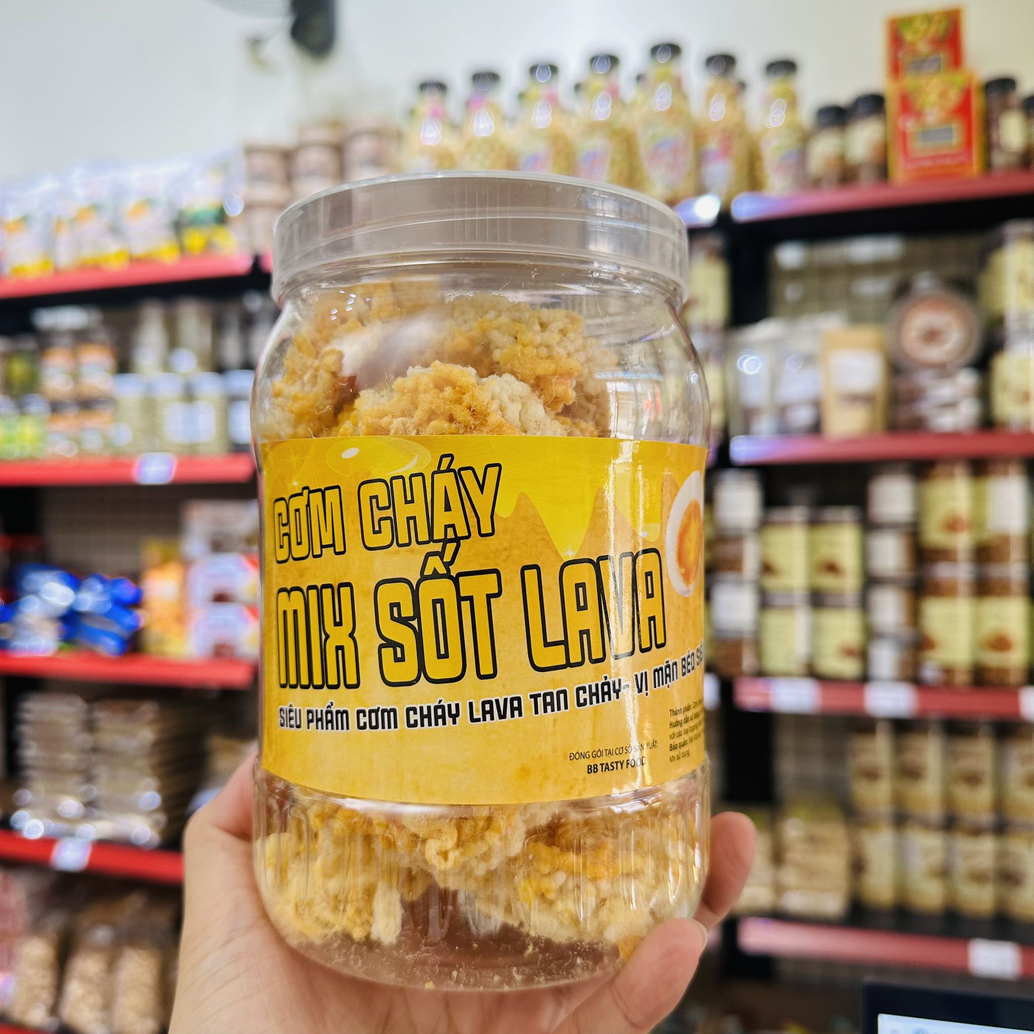 Cơm Cháy Chà Bông Mix Sốt Lava Vị Béo Mặn Ăn Siêu Ghiền 300gr