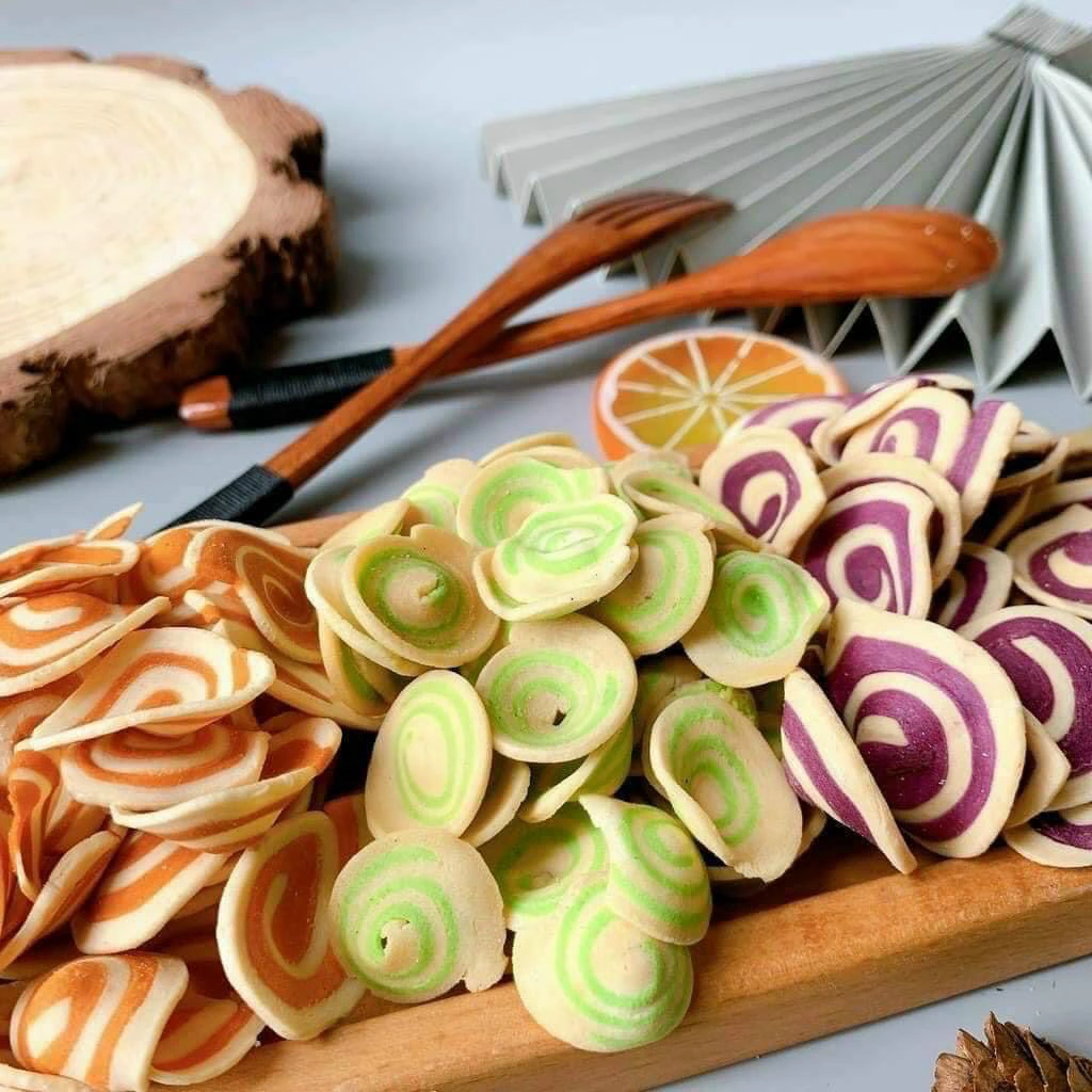 Bánh Tai Heo Nhí Cốt Dừa Món Ăn Tuổi Thơ Mix 3 Vị - Ăn Vặt Api Food