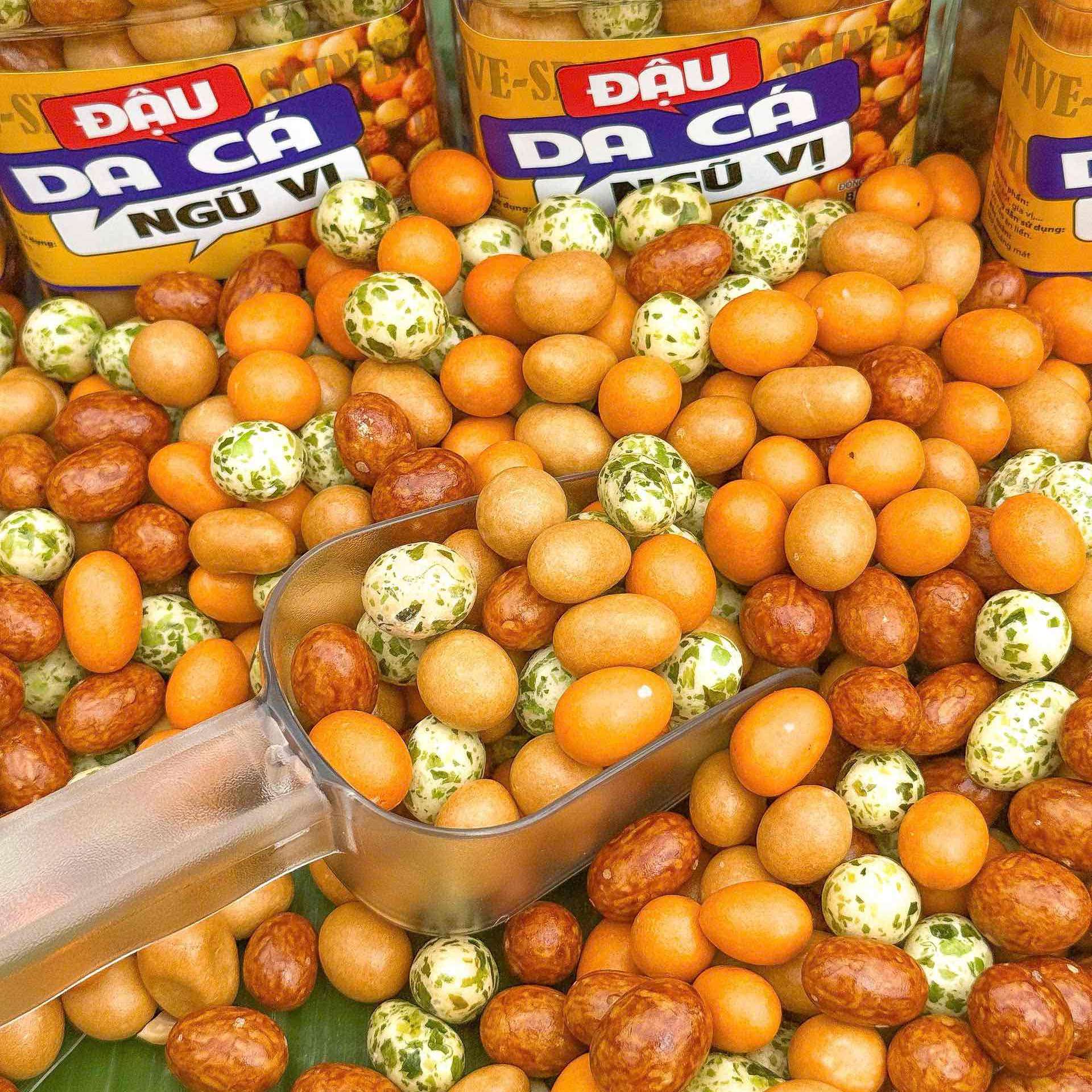 Đậu Phộng Da Cá Ngũ Vị Cao Cấp, Mồi Nhậu Cực Bắt, Ăn Vặt Chuẩn Ngon 500gr