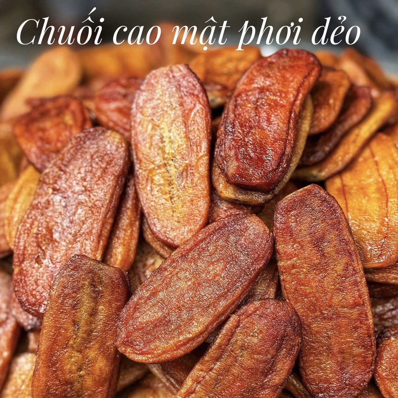 Chuối Cao Mật Phơi Dẻo Vị Ngọt Dẻo Thơm Từ Thiên Nhiên
