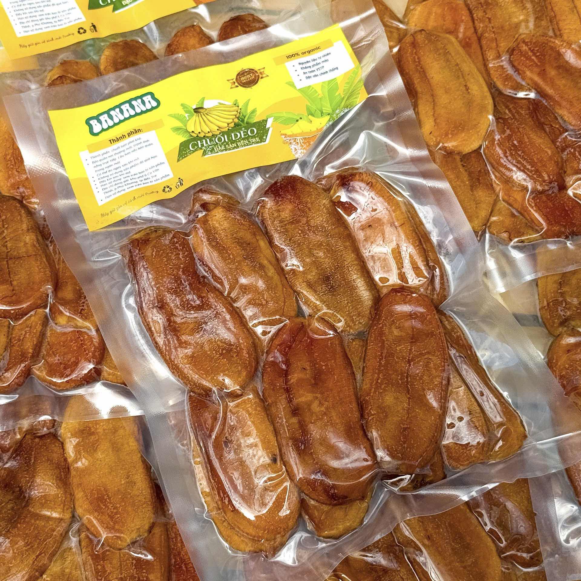 Chuối Cao Mật Phơi Dẻo Vị Ngọt Dẻo Thơm Từ Thiên Nhiên