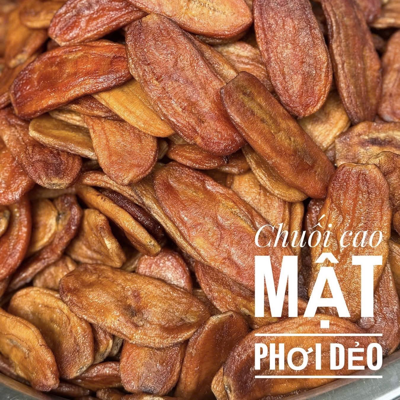 Chuối Cao Mật Phơi Dẻo Vị Ngọt Dẻo Thơm Từ Thiên Nhiên