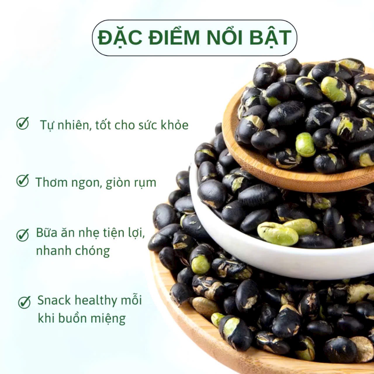 Đậu Đen Xanh Lòng Rang Muối Giòn Thơm Ngon Ăn Liền Api Food -  Ăn Vặt, Snack, Food, Nuts, Thức Ăn