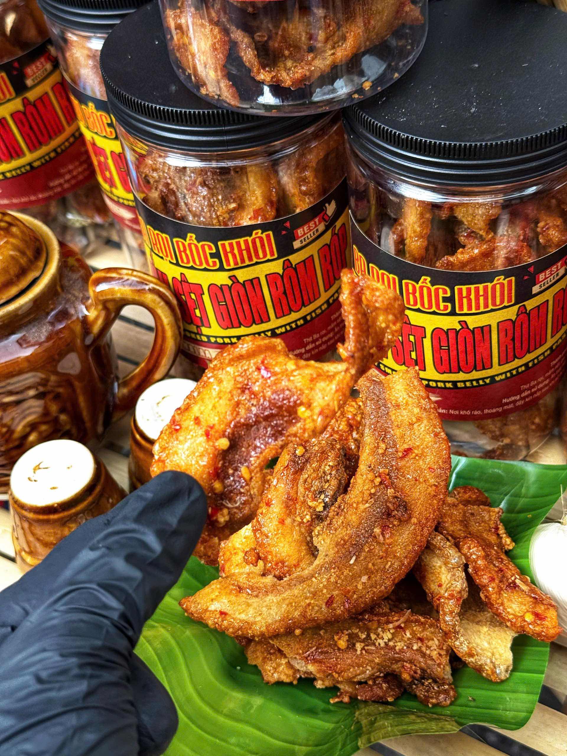Ba Rọi Bốc Khói Mắm Sệt Giòn Rôm Rốp - Ăn Vặt Api Food