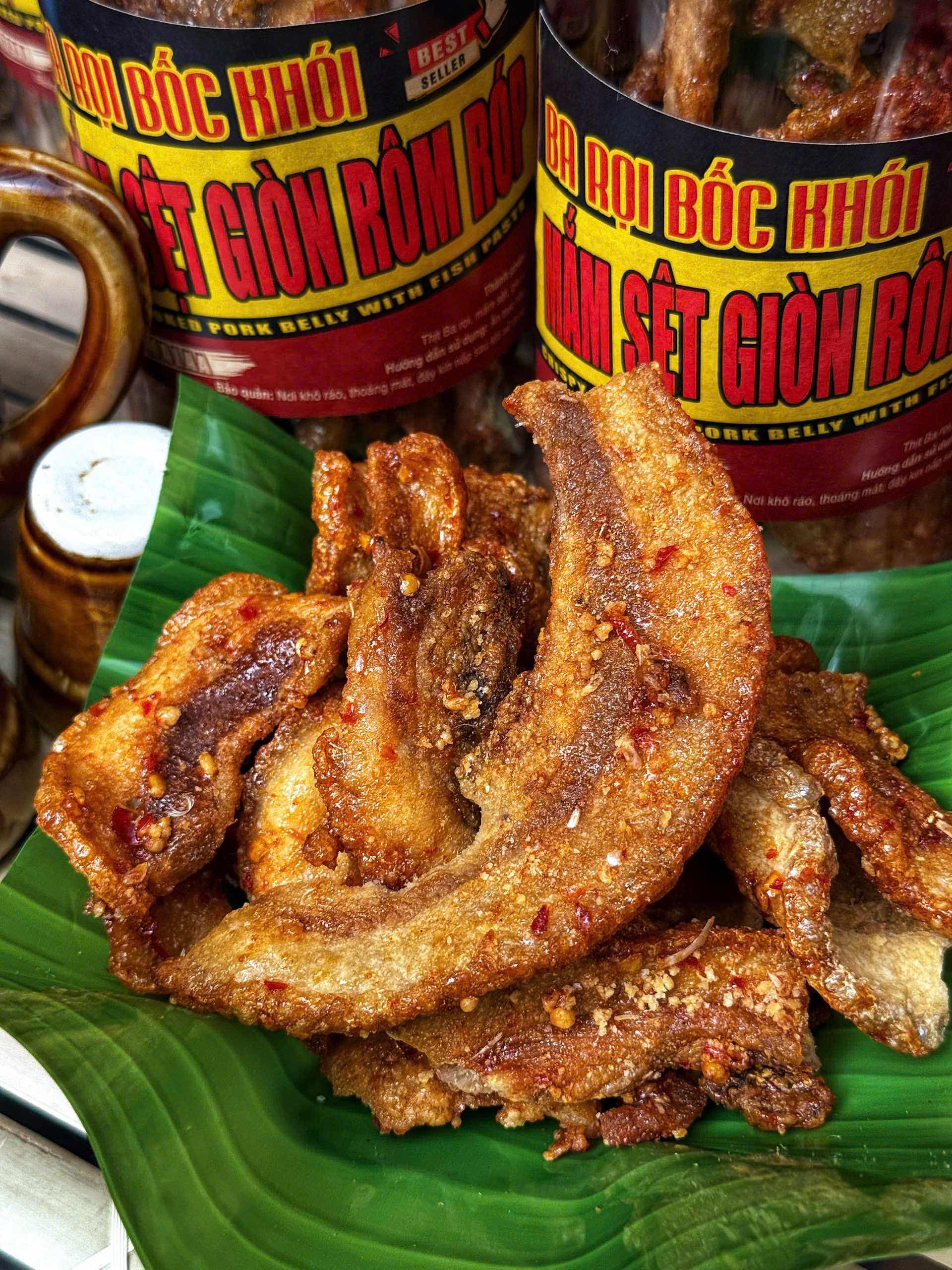 Ba Rọi Bốc Khói Mắm Sệt Giòn Rôm Rốp - Ăn Vặt Api Food