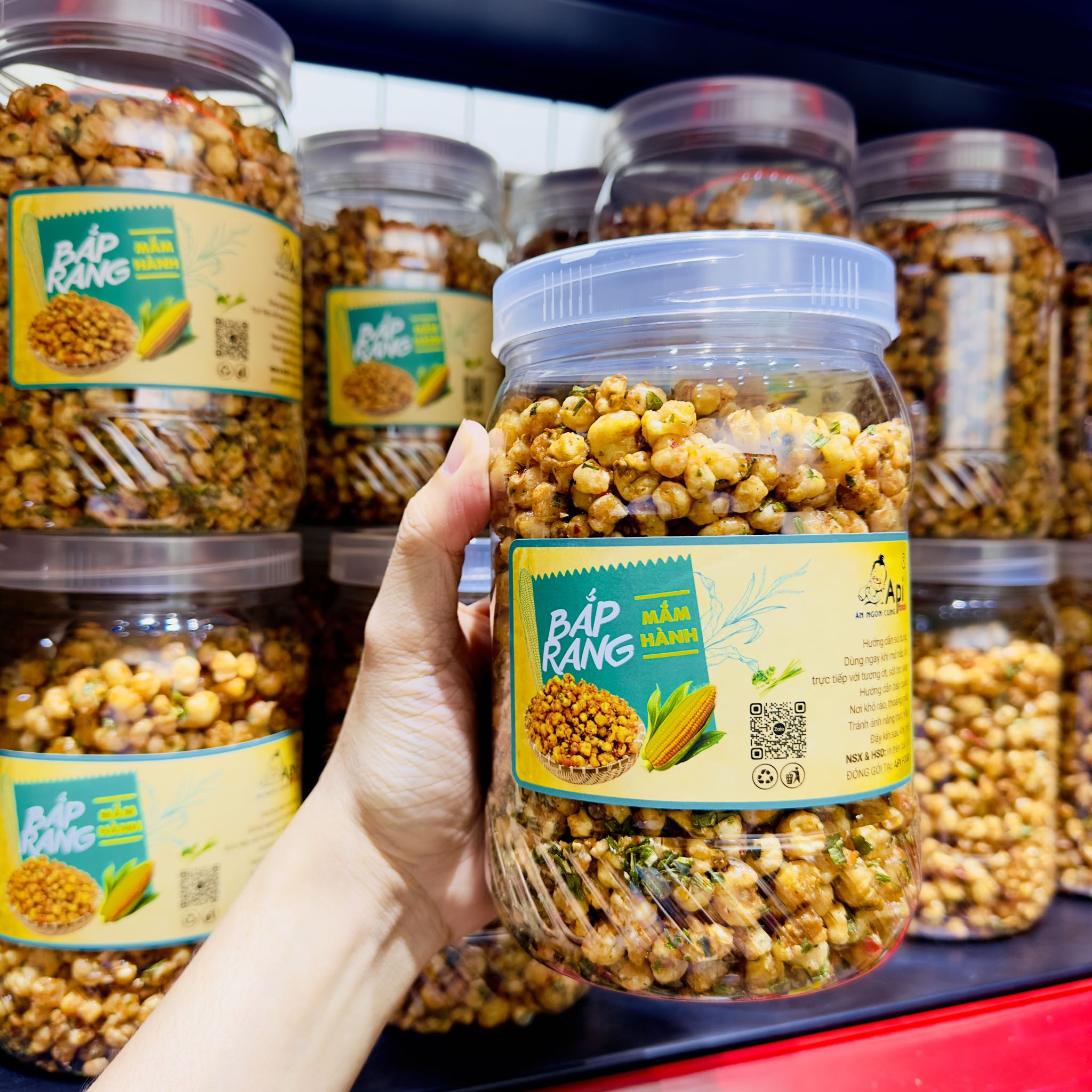 Bắp Rang Mắm Hành – Ăn Là Ghiền, Giòn Tan Từng Hạt