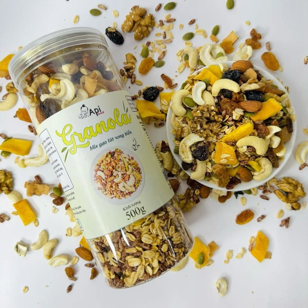 [ VỊ ĐẶC BIỆT ] Ngũ Cốc Dinh Dưỡng Ăn Liền Granola 30% Yến Mạch 500gr