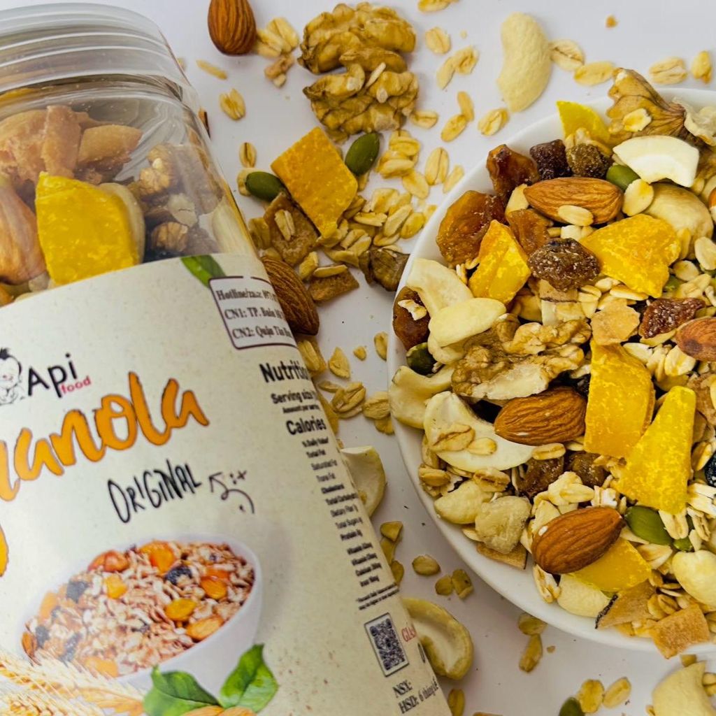 [ VỊ TRUYỀN THỐNG ] Ngũ Cốc Dinh Dưỡng Ăn Liền Granola 30% Yến Mạch 500gr
