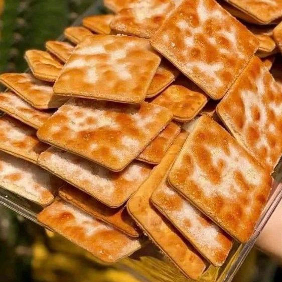 Bánh Lạt Đường Vuông Tuổi Thơ Giòn Xốp, Ngọt Nhẹ Thơm Bơ, Bánh Chay - Ăn Vặt Api Food