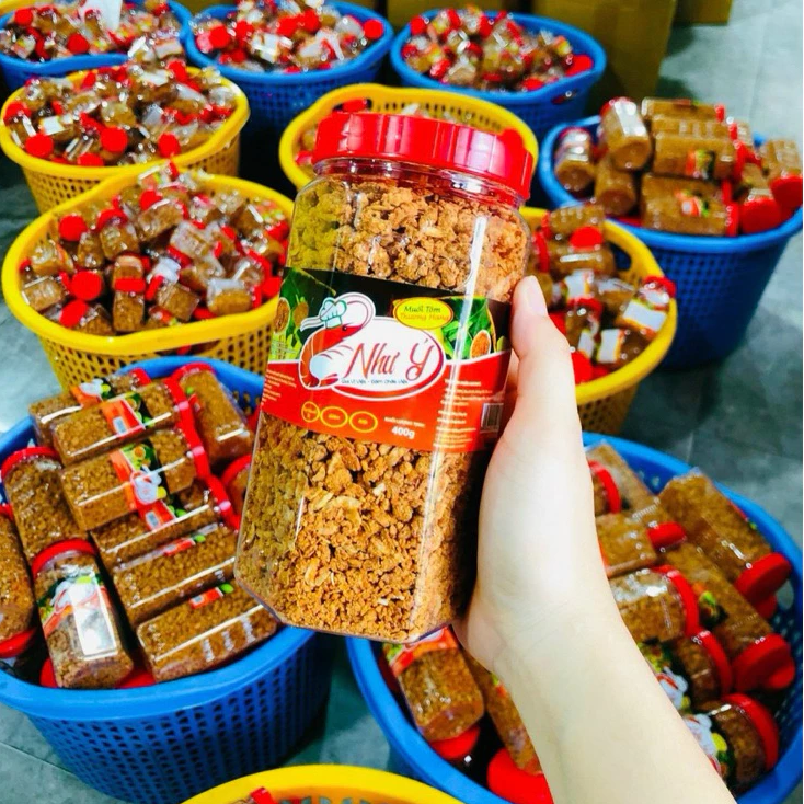 Muối Như Ý Thượng Hạn Loại Hạt To 400gr - Ăn Vặt Api Food