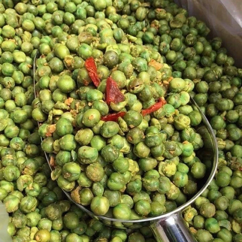 Đậu Hà Lan Tỏi Ớt Giòn Rùm Rụm 500gr - Ăn Vặt Api Food